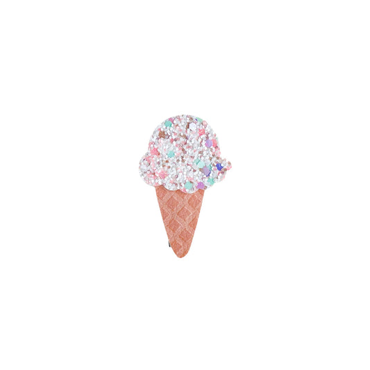 Mini Ice Cream Cone Hair Clip