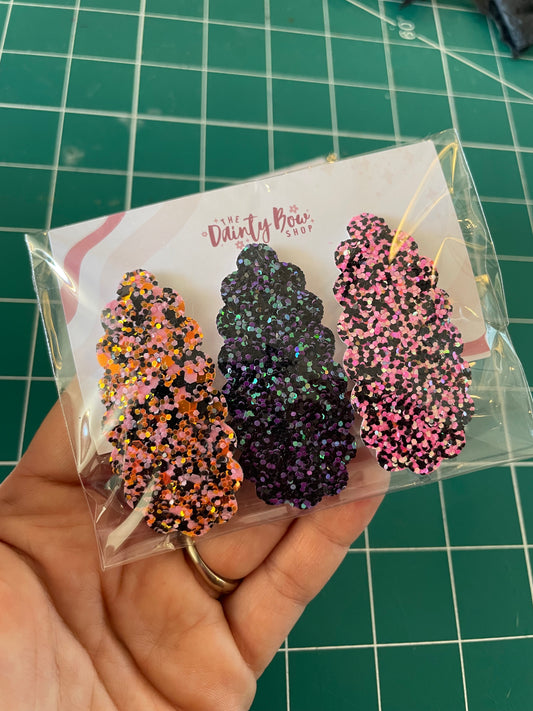 Snap Clip Set - Halloween Glitters