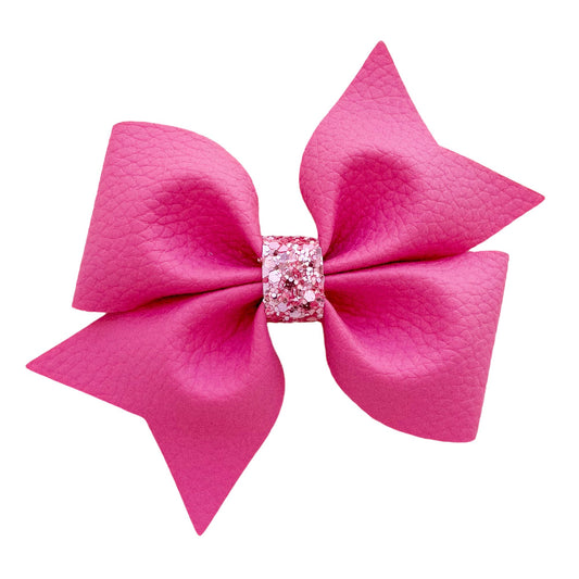 Classy Bubblegum Pink Piper Bow