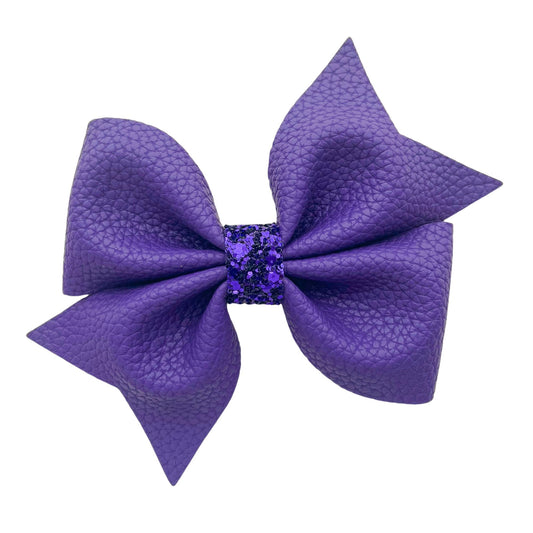 Classy Royal Purple Piper Bow