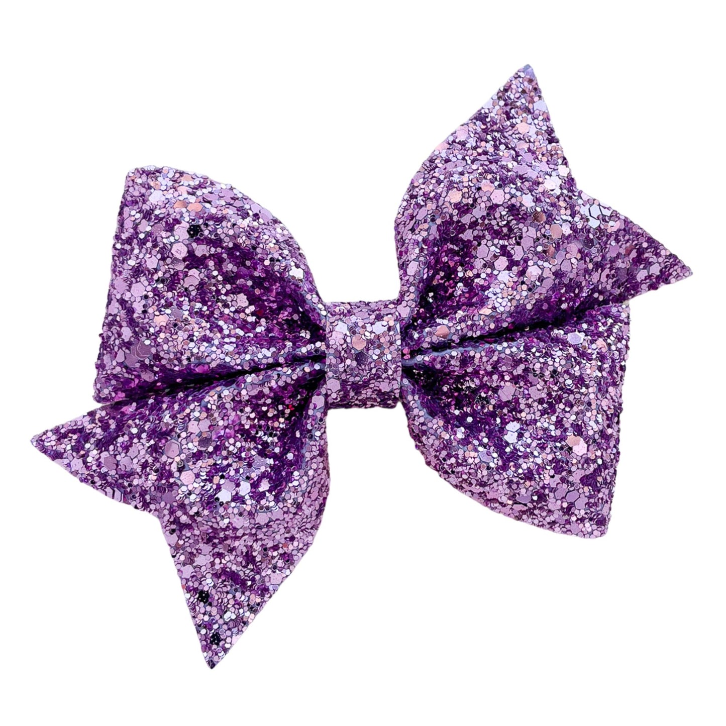 Light Purple Glitzy Glitter Piper Bow