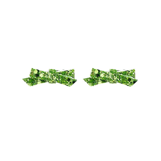Lime Green Glitzy Glitter Piggy Set