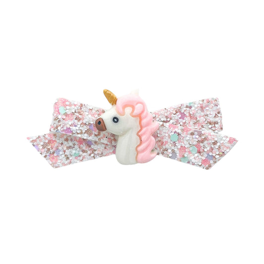 Ice Cream Glitter Unicorn Penelope Bow